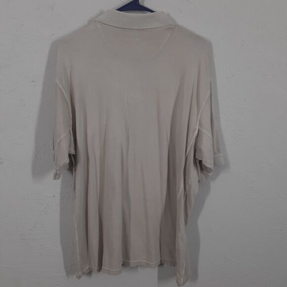 Reel Legends Adult Mens M Beige Short Sleeve Vented Fishing Polo Shirt - Picture 8 of 10